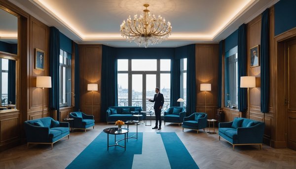 Un séjour raffiné à l'hôtel bleu de grenelle, paris